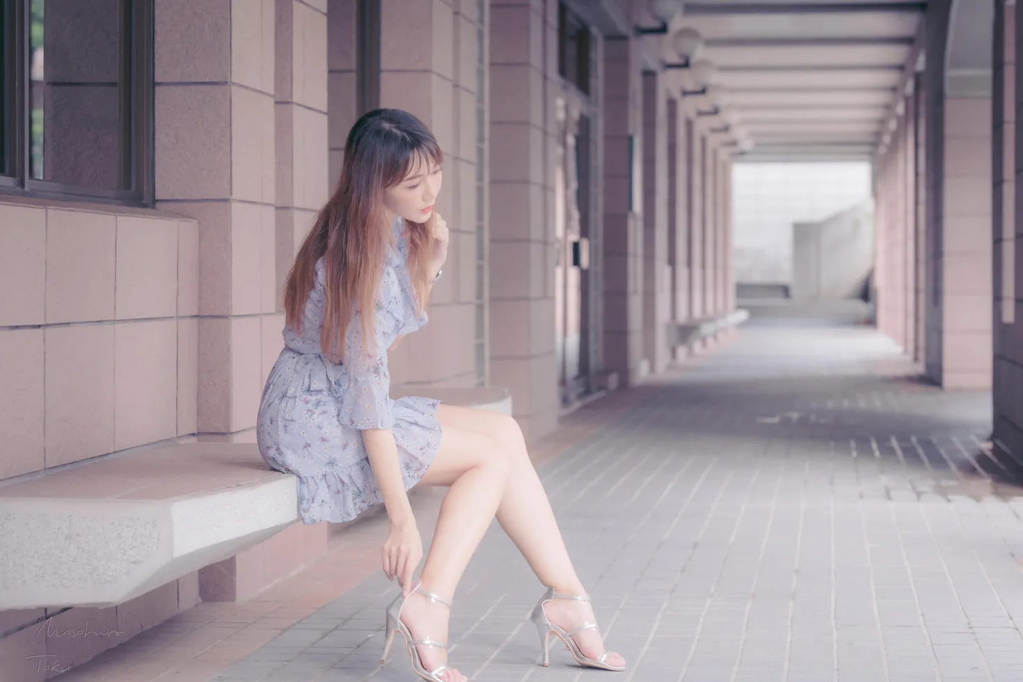 [Mzsock] NO.197 Peng Xuan dress, short skirt, high legs and beautiful legs street photography#[58P]-48